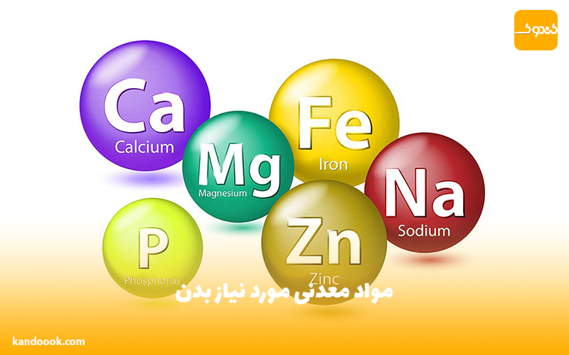 مواد معدنی مورد نیاز بدن