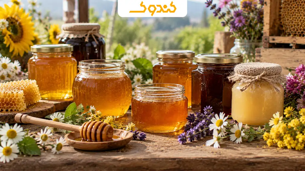 چرا عسل های مختلف رنگ و طعم متفاوتی دارند؟